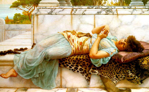 The Betrothed by John William Godward. Gandy Gallery: www.gandygallery.com/art