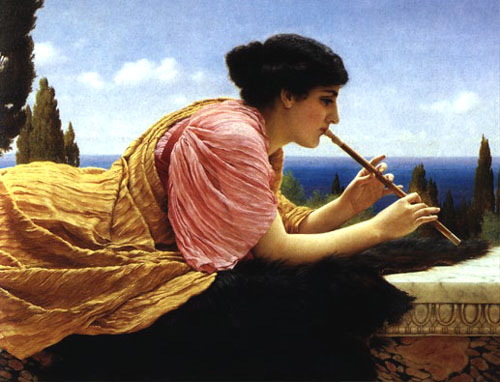 The Melody by Godward. Gandy Gallery: www.gandygallery.com/art