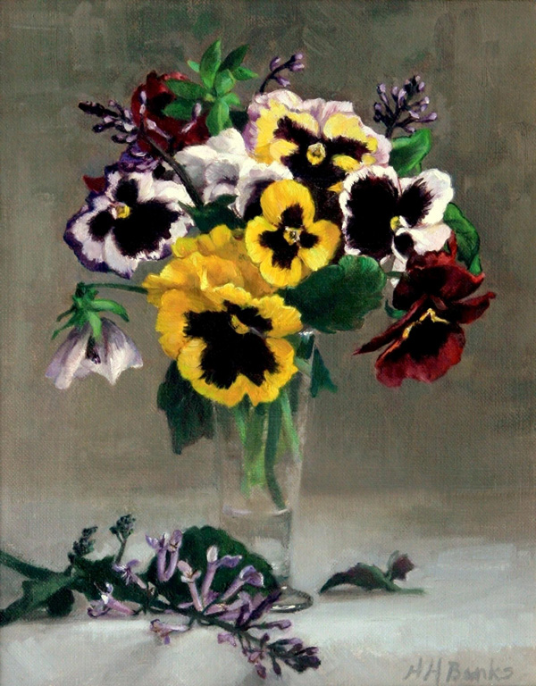 © Holly Banks, Pansies and Lavender